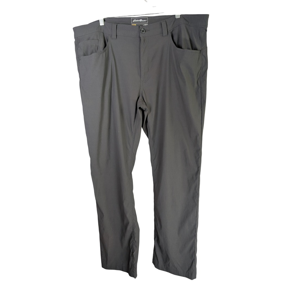 Eddie Bauer Travex Pants Mens 40x32 Gray Straight Leg Hiking Travel
